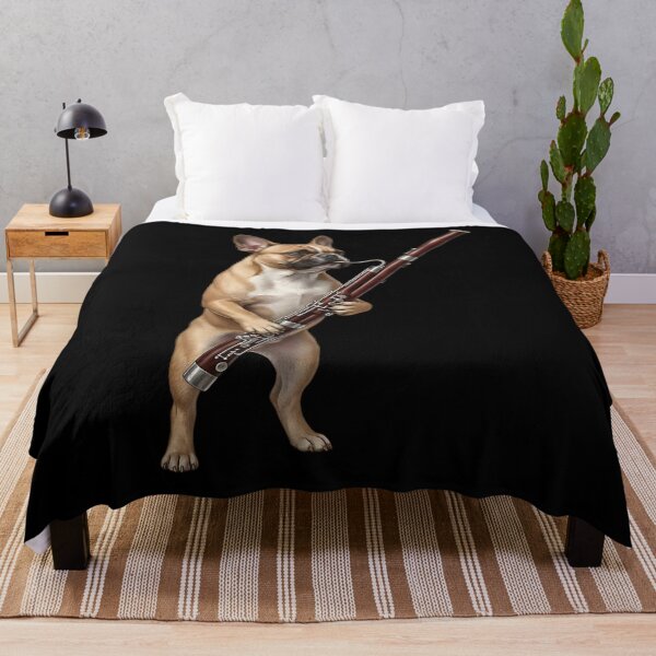 Item preview, French Bulldog Playing Bassoon Player Bassoonist Dog Lover designed and sold by TerryConnells.