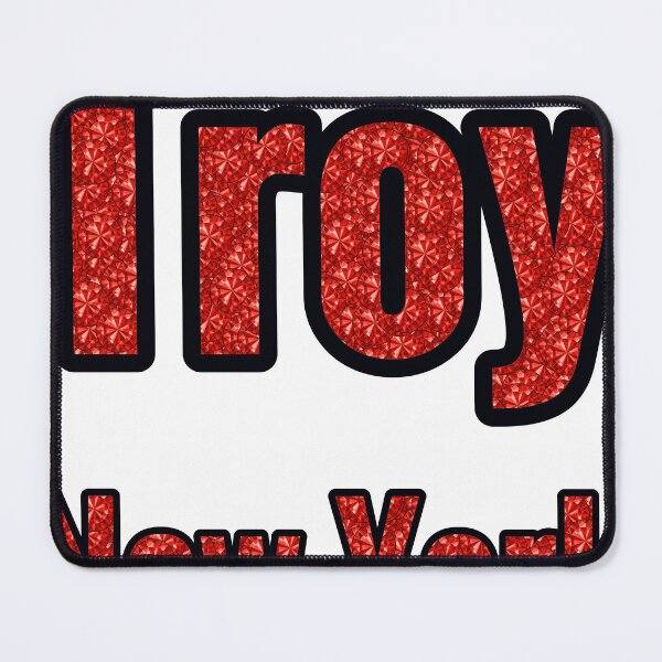 Item preview, Troy New York City Name With Red Rhinestone designed and sold by TheIconSmith.