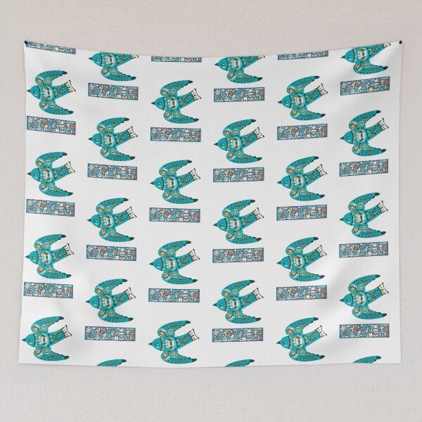 Item preview, Folk bird, modern design designed and sold by Newprojectart.
