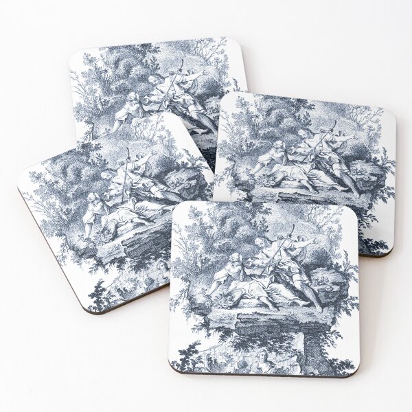 Item preview, Vintage Toile du Jouy designed and sold by foxtailvintage.