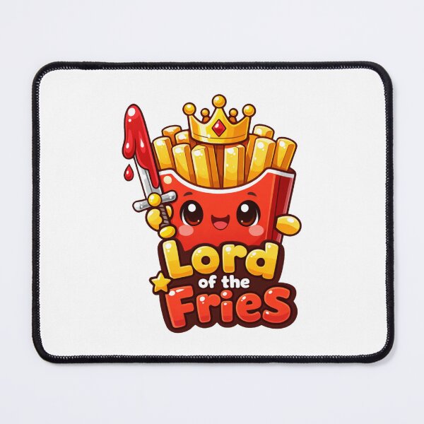 Item preview, Lord of the Fries Kawaii Vector Food Parody designed and sold by SketchOnScreen.
