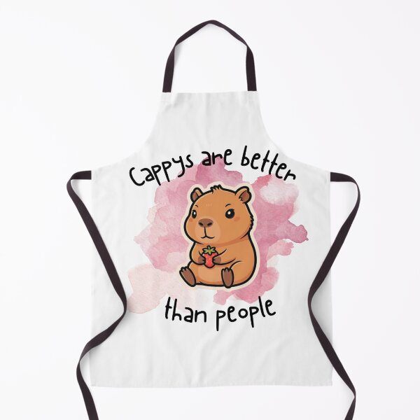 Item preview, Cute Capybara Holding Strawberry designed and sold by DreamGraphicDG.