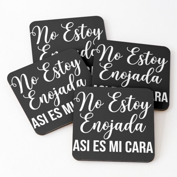 Item preview, No Estoy Enojada Asi Es Mi Cara Funny Spanish Quote designed and sold by VGAfanatic.