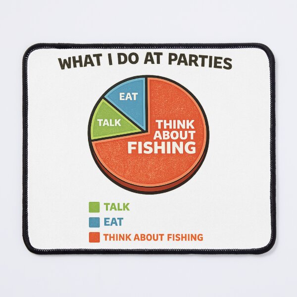 Item preview, Fishing Pie Chart designed and sold by StrawDesign.