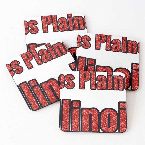 Item preview, Des Plaines Illinois City Name With Red Rhinestone designed and sold by TheIconSmith.