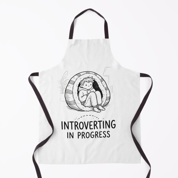 Item preview, Introverting In Progress Shirt - Funny Introvert Gift - Minimalist Line Art Drawing - Social Battery Recharging Hoodie - Cute Anti-Social Graphic Tee designed and sold by vaidalee.