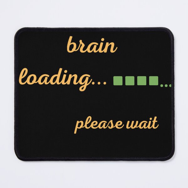 Item preview, Brain Loading Please Wait Minimalist Shirt – Sarcastic Modern Mom Tee designed and sold by GaJaAtelier.