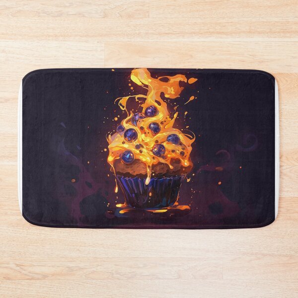 Item preview, Blazing Blueberry Muffin Inferno Glow designed and sold by Christian Weiss.