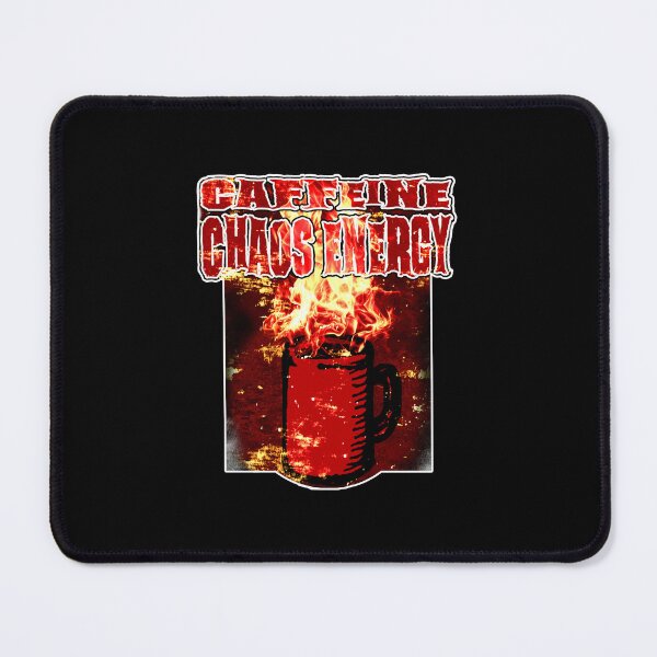 Item preview, Caffeine Chaos Energy – Fiery Coffee Lover Shirt designed and sold by AreKreative.