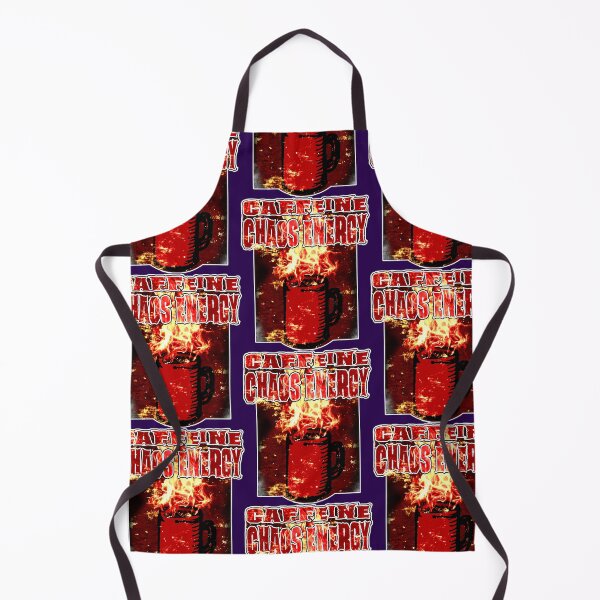 Item preview, Caffeine Chaos Energy – Fiery Coffee Lover Shirt designed and sold by AreKreative.