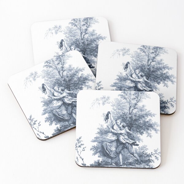Item preview, Vintage Toile du Jouy designed and sold by foxtailvintage.