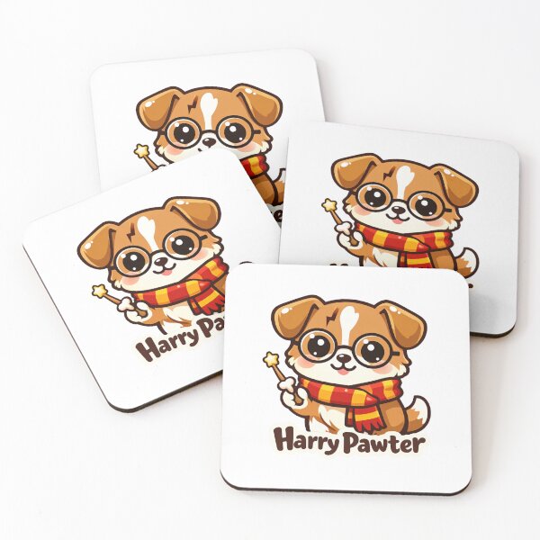 Item preview, Harry Pawter Kawaii Vector Dog Parody designed and sold by SketchOnScreen.