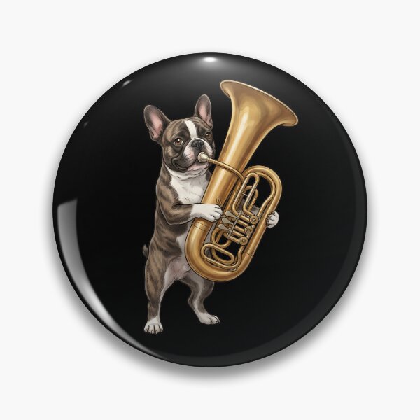 Item preview, French Bulldog Playing Tuba Player Tubaist Dog Lover designed and sold by DoodleTortle.