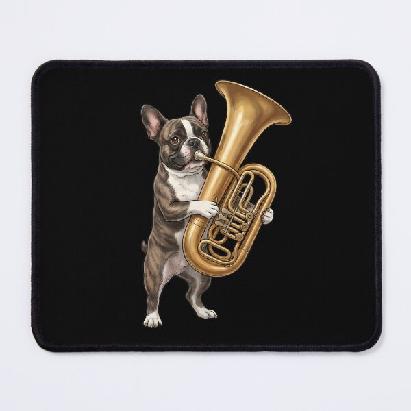 Item preview, French Bulldog Playing Tuba Player Tubaist Dog Lover designed and sold by DoodleTortle.