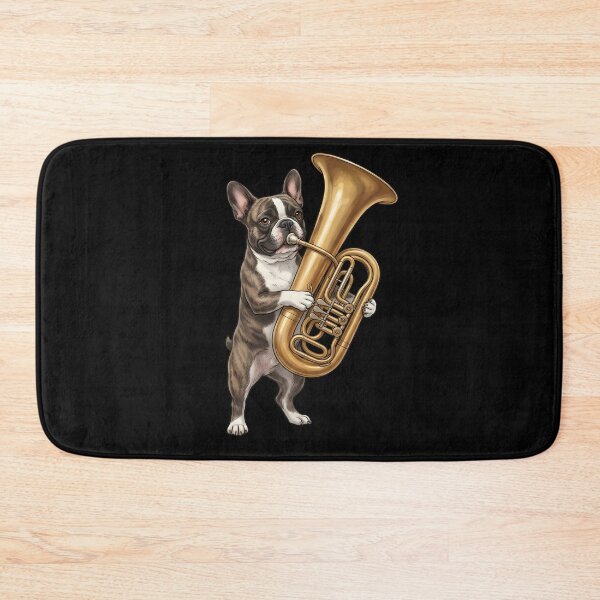 Item preview, French Bulldog Playing Tuba Player Tubaist Dog Lover designed and sold by DoodleTortle.
