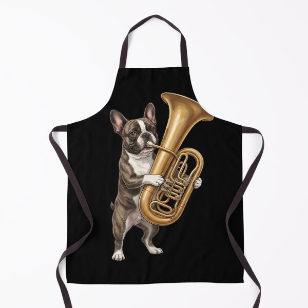 Item preview, French Bulldog Playing Tuba Player Tubaist Dog Lover designed and sold by DoodleTortle.