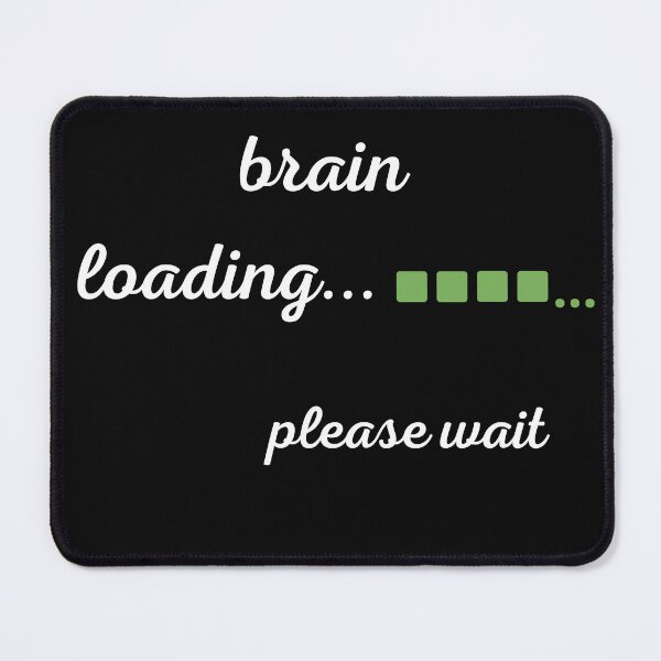 Item preview, Brain Loading Please Wait Shirt – Funny Tired Mom Life Tee designed and sold by GaJaAtelier.