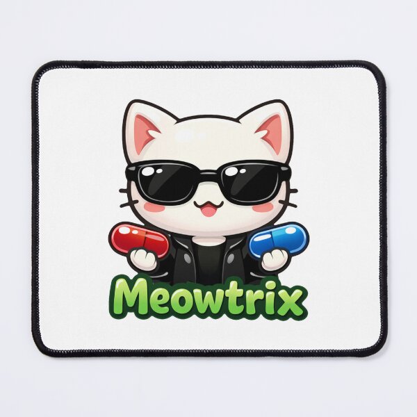 Item preview, Meowtrix Kawaii Vector Cat Parody designed and sold by SketchOnScreen.