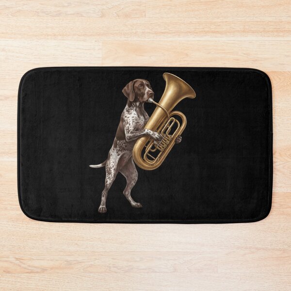 Item preview, German Shorthaired Pointer Playing Tuba Player Tubaist Dog Lover designed and sold by DoodleTortle.