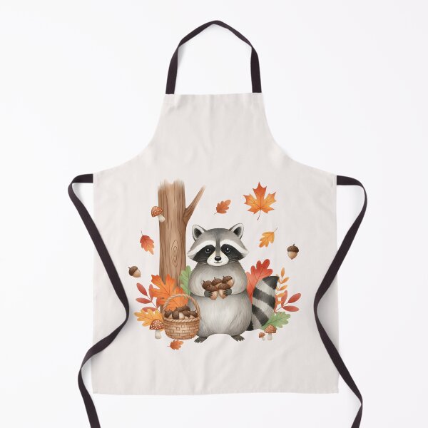 Item preview, Cute Raccoon with Acorns designed and sold by naragon4289.