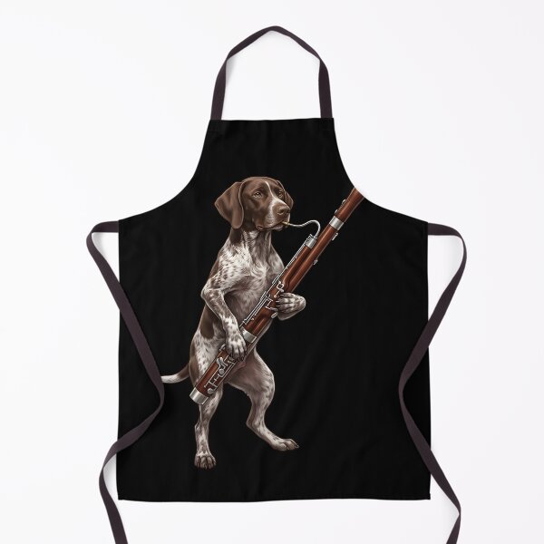 Item preview, German Shorthaired Pointer Playing Bassoon Player Bassoonist Dog Lover designed and sold by TerryConnells.