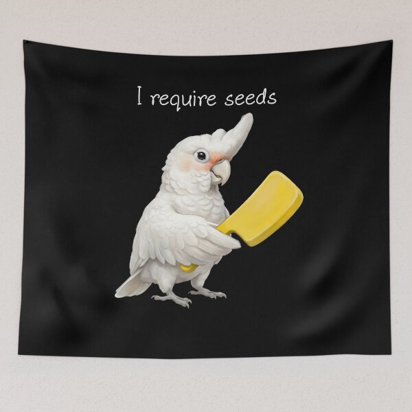 Item preview, Funny Goffin’s Cockatoo Parrot Require Seeds Bird Lover designed and sold by TerryConnells.