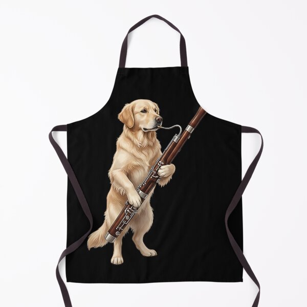 Item preview, Golden Retriever Playing Bassoon Player Bassoonist Dog Lover designed and sold by TerryConnells.