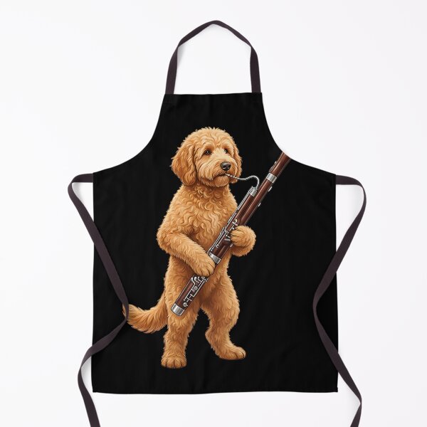 Item preview, Goldendoodle Playing Bassoon Player Bassoonist Dog Lover designed and sold by TerryConnells.