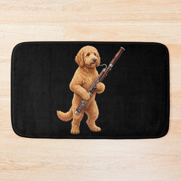 Item preview, Goldendoodle Playing Bassoon Player Bassoonist Dog Lover designed and sold by TerryConnells.