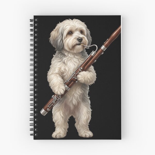 Item preview, Havanese Playing Bassoon Player Bassoonist Dog Lover designed and sold by TerryConnells.