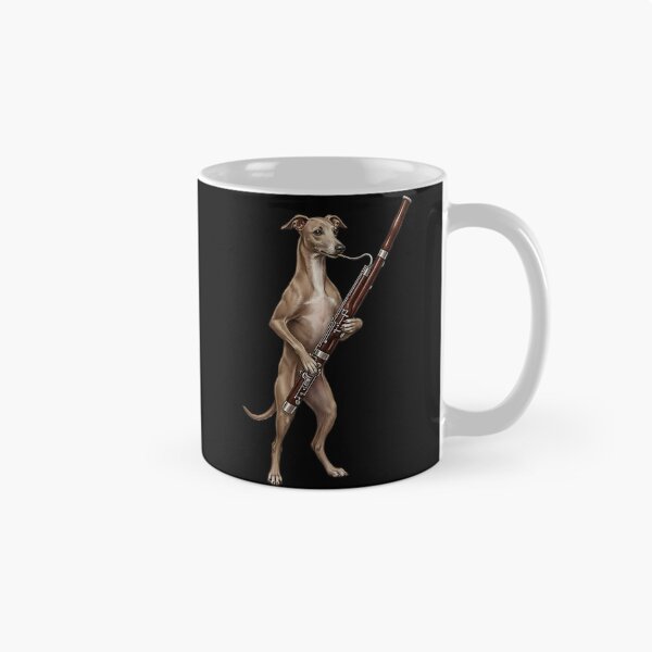 Item preview, Italian Greyhound Playing Bassoon Player Bassoonist Dog Lover designed and sold by TerryConnells.