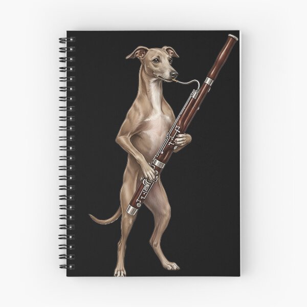 Item preview, Italian Greyhound Playing Bassoon Player Bassoonist Dog Lover designed and sold by TerryConnells.