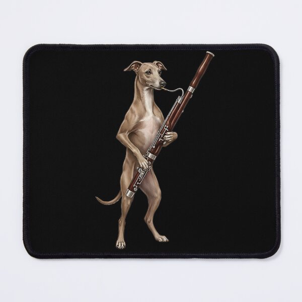 Item preview, Italian Greyhound Playing Bassoon Player Bassoonist Dog Lover designed and sold by TerryConnells.