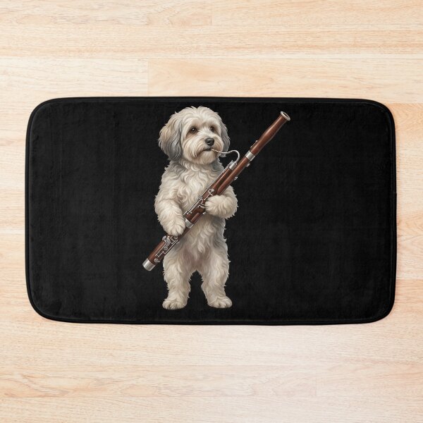 Item preview, Havanese Playing Bassoon Player Bassoonist Dog Lover designed and sold by TerryConnells.