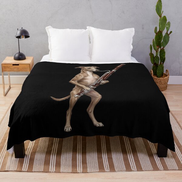 Item preview, Italian Greyhound Playing Bassoon Player Bassoonist Dog Lover designed and sold by TerryConnells.