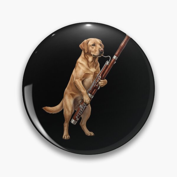 Item preview, Labrador Retriever Playing Bassoon Player Bassoonist Dog Lover designed and sold by TerryConnells.