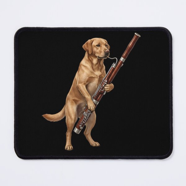 Item preview, Labrador Retriever Playing Bassoon Player Bassoonist Dog Lover designed and sold by TerryConnells.