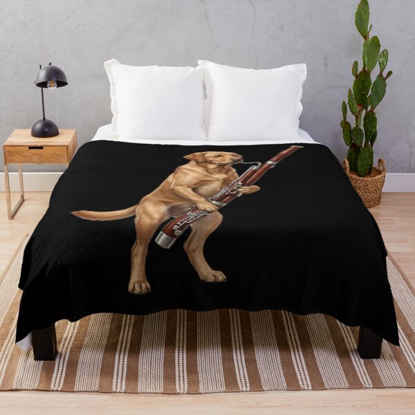 Item preview, Labrador Retriever Playing Bassoon Player Bassoonist Dog Lover designed and sold by TerryConnells.
