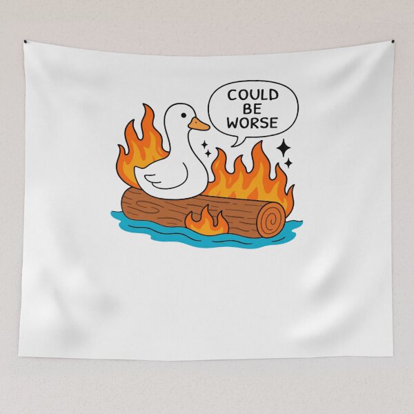 Item preview, Could Be Worse Silly Goose designed and sold by krystalRomanart.