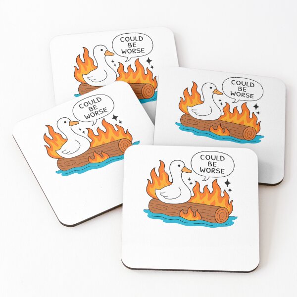 Item preview, Could Be Worse Silly Goose designed and sold by krystalRomanart.