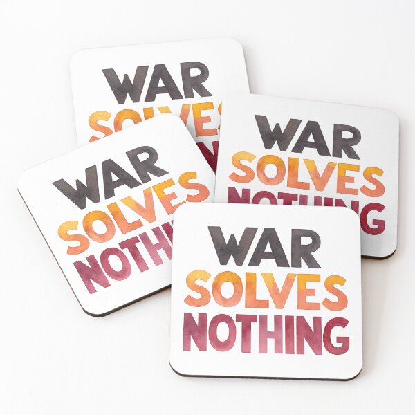 Item preview, War solves nothing designed and sold by nimmitrends.