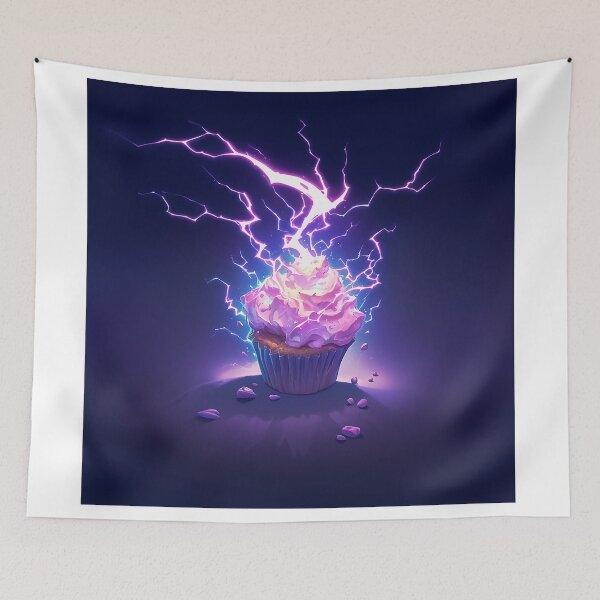 Item preview, Electric Lightning Charged Muffin Burst designed and sold by Christian Weiss.