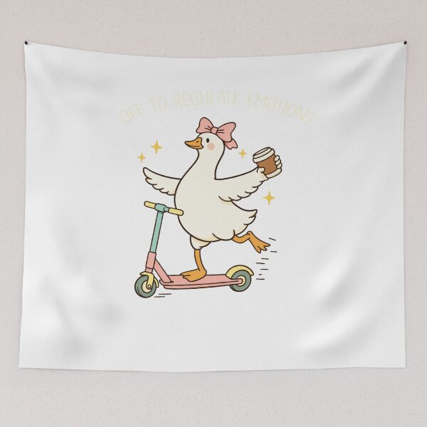 Item preview, Off To Regulate Emotions Funny Goose designed and sold by krystalRomanart.