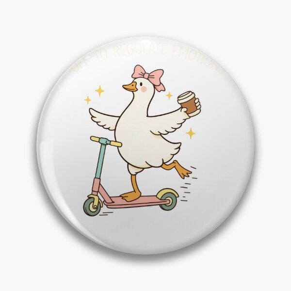 Item preview, Off To Regulate Emotions Funny Goose designed and sold by krystalRomanart.