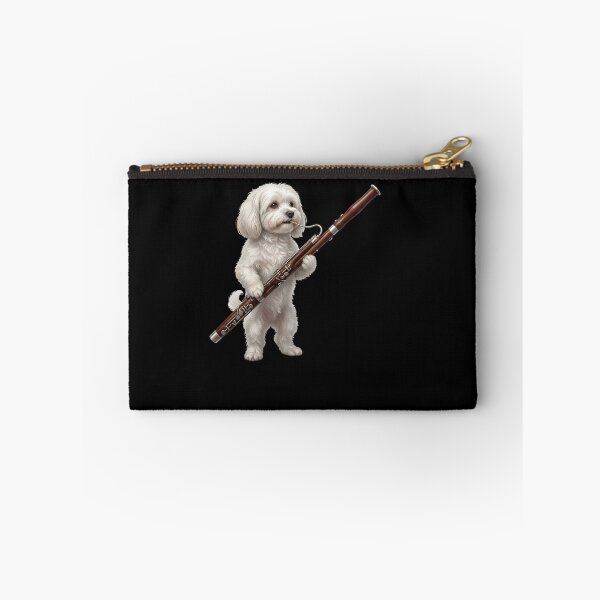 Item preview, Maltese Playing Bassoon Player Bassoonist Dog Lover designed and sold by TerryConnells.
