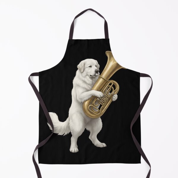 Item preview, Great Pyrenees Playing Tuba Player Tubaist Dog Lover designed and sold by DoodleTortle.