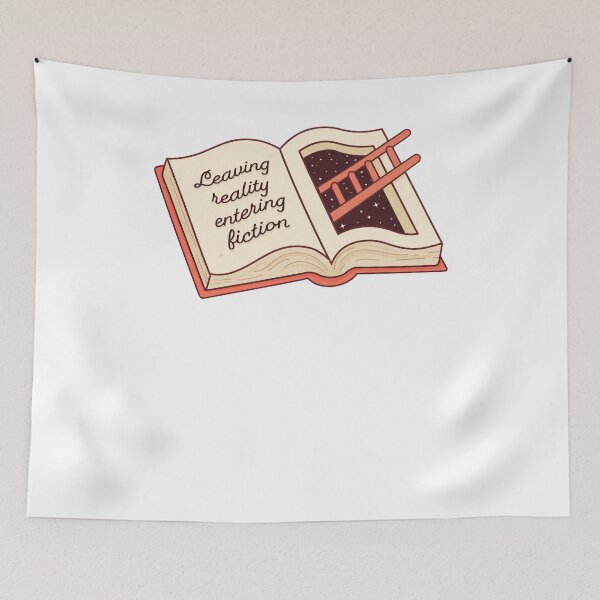 Item preview, Leaving Reality Entering Fiction designed and sold by krystalRomanart.