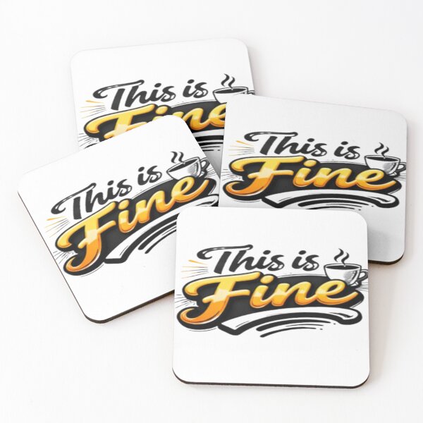 Item preview, Shop This Is Fine T-Shirts designed and sold by Stefan Manuel.