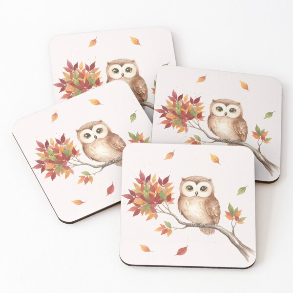 Item preview, Cute Autumn Owl on Branch designed and sold by naragon4289.