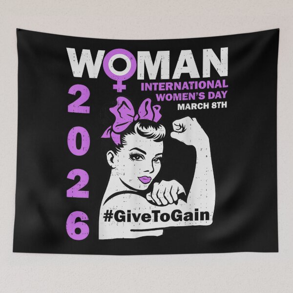 Item preview, Woman International Women's Day March 8th 2026 Give To Gain Empowerment designed and sold by MiteKangerin.